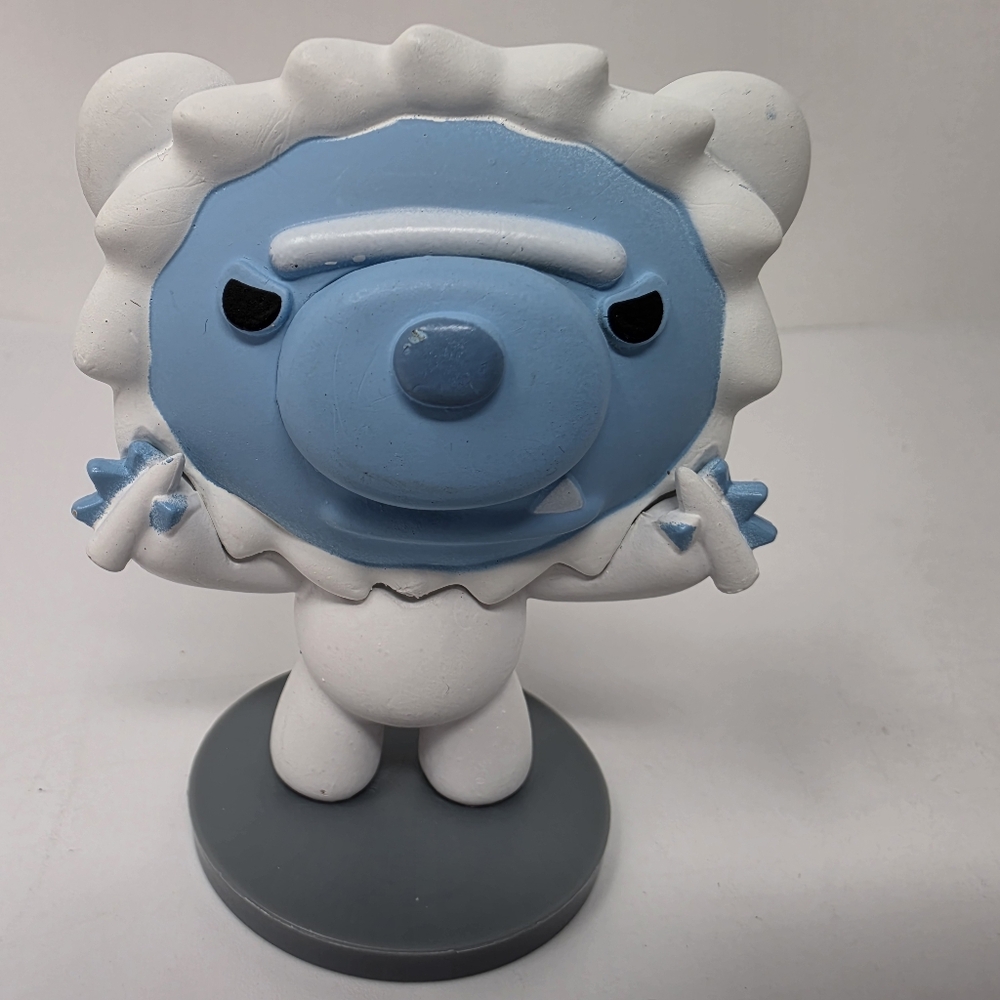 Deddy Bear White and Blue Toy Figure